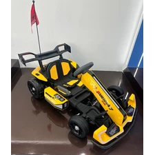 Детский электрокарт M 6148 EBL-6 (24V) желтый, на аккумуляторе фото 37