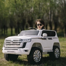 Детский электромобиль джип M 6146 EBLR-3 Toyota красный, 4 мотора фото 18