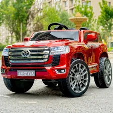 Детский электромобиль джип M 6146 EBLR-3 Toyota красный, 4 мотора фото 41