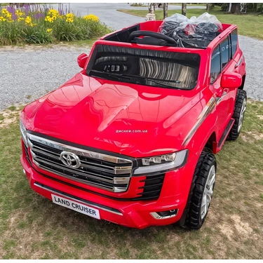 Детский электромобиль джип M 6146 EBLR-3 Toyota красный, 4 мотора