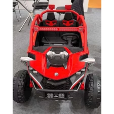 Двухместный детский багги M 6149 EBLR-3 (24V) красный, 2 мотора по 120 Вт фото 14
