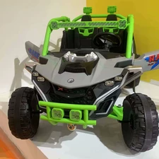 Двухместный электромобиль багги M 6149 EBLR-11 (24V) серый, с пультом управления фото 14