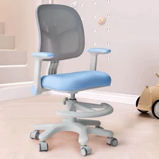 Детское кресло Bambi M 6174-4 синее, регулируемая высота фото 14