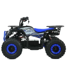 Детский квадроцикл HB-FFA 1000-4 (MP3) синий, мотор 1000W, 4 аккумулятора фото 16