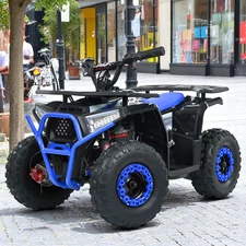 Детский квадроцикл HB-FFA 1000-4 (MP3) синий, мотор 1000W, 4 аккумулятора фото 71