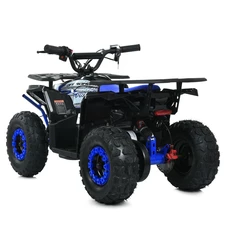 Детский квадроцикл HB-FFA 1000-4 (MP3) синий, мотор 1000W, 4 аккумулятора фото 92