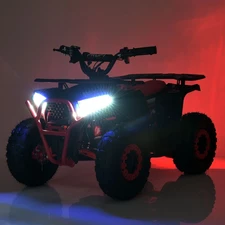 Квадроцикл для детей HB-FFA 1000-7 (MP3) оранжевый, двигатель 1000 Вт, надувные колеса фото 11
