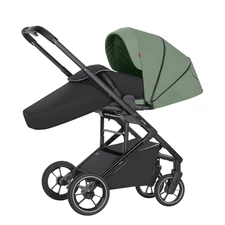 Прогулочная коляска Carrello Alfa BF CRL-5508 Sea Green зеленая, чехол на ноги, москитная сетка