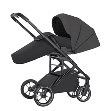 Прогулочная коляска Carrello Alfa BF CRL-5508 Graphite Grey темно-серая, чехол на ноги