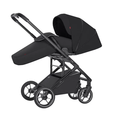 Прогулочная коляска Carrello Alfa BF CRL-5508 Midnight Black черная, чехол на ноги