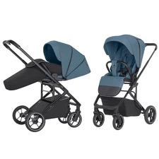 Прогулочная коляска Carrello Alfa BF CRL-5508 Indigo Blue синяя, чехол на ноги фото 14