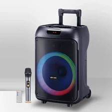 Акустическая колонка JBR-1205 беспроводная с пультом, микрофон, Bluetooth, TF, MP3, USB фото 41