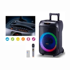 Акустическая колонка JBR-1205 беспроводная с пультом, микрофон, Bluetooth, TF, MP3, USB фото 54