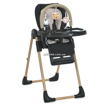 Стульчик для кормления El Camino Craft ME 1115-W Black черный