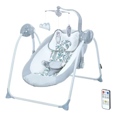 Детские качели El Camino Teddy ME 1075 Gray Mint Feathes серые