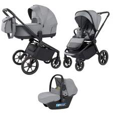 Универсальная коляска Carrello Epica CRL-8511 Silver Grey светло-серая 2025, 3 в 1 купить