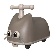 Детский беговел - толокар BB-0012 Grey котик, серый купить