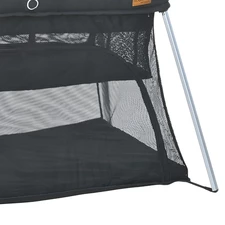 Детская кроватка - манеж El Camino So easy ME 1194 Black двухуровневая, черная фото 14