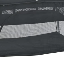 Детская кроватка - манеж El Camino So easy ME 1194 Black двухуровневая, черная фото 37