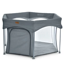 Детский манеж El Camino Swift 6 ME 1195 Dark Gray темно-серый, шестиугольный