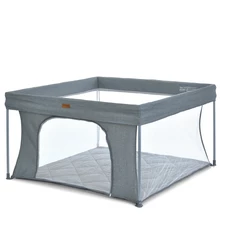 Детский манеж El Camino Swift 4 ME 1196 Dark Gray темно-серый, прямоугольный