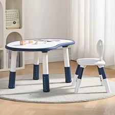 Детский столик Bambi M 6179-4 New со стульчиком, синий