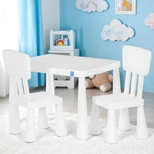 Детский столик Bambi M 6176-1 New table с 2 стульчиками, белый