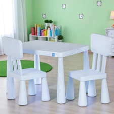 Детский столик Bambi M 6176-4 New table с 2 стульчиками, голубой