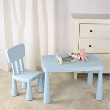 Детский столик Bambi M 6176-4 New table с 2 стульчиками, голубой купить