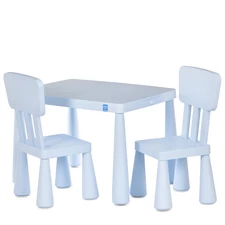 Детский столик Bambi M 6176-4 New table с 2 стульчиками, голубой фото 37