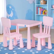 Детский столик Bambi M 6176-8 New table с 2 стульчиками, розовый