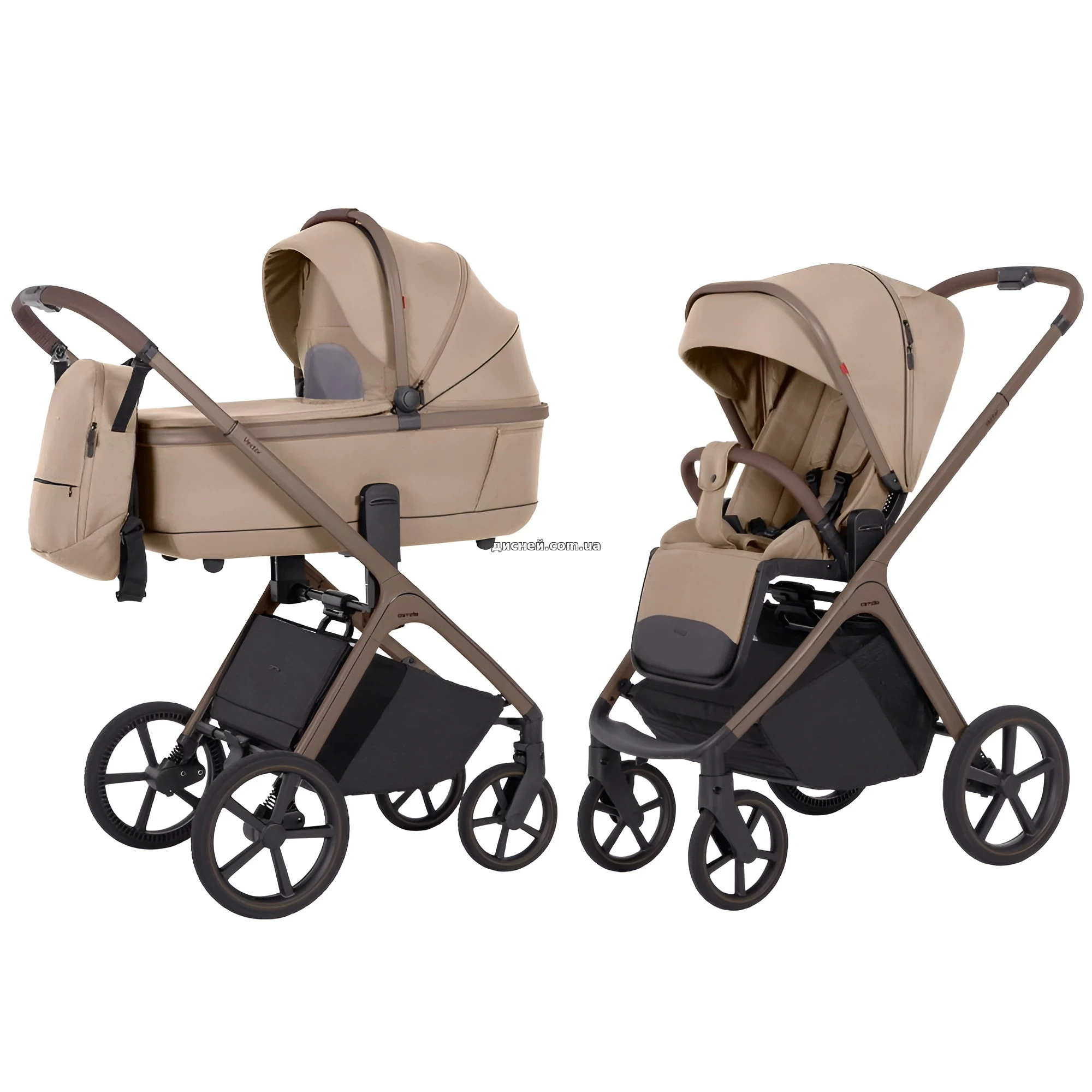 Універсальна коляска 2 в 1 Carrello Vector CRL-6550 Foam Beige