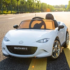 Детская машина M 5846 EBLR-1 Mazda белая, четыре мотора