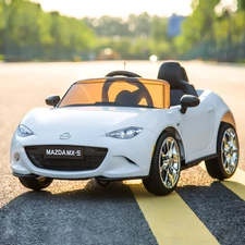 Детская машина M 5846 EBLR-1 Mazda белая, четыре мотора фото 41
