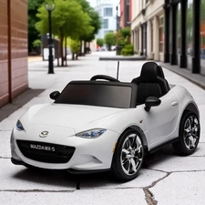 Детская машина M 5846 EBLR-1 Mazda белая, четыре мотора фото 63