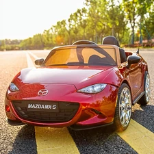 Детская машина M 5846 EBLR-3 Mazda красная, четыре мотора