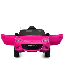 Детская машина на аккумуляторе M 5846 EBLR-8 Mazda розовая, лицензия фото 16