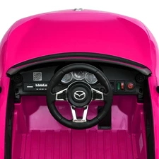 Детская машина на аккумуляторе M 5846 EBLR-8 Mazda розовая, лицензия фото 18