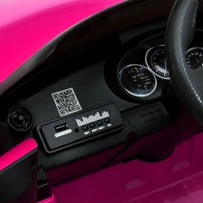 Детская машина на аккумуляторе M 5846 EBLR-8 Mazda розовая, лицензия фото 15