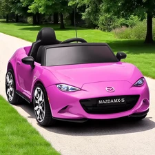 Детская машина на аккумуляторе M 5846 EBLR-8 Mazda розовая, лицензия купить
