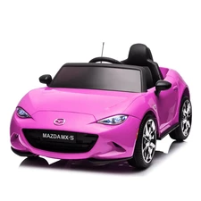 Детская машина на аккумуляторе M 5846 EBLR-8 Mazda розовая, лицензия фото 41