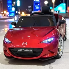 Детская машина на аккумуляторе M 5846 EBLRS-3 Mazda красная, автопокраска