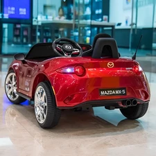 Детская машина на аккумуляторе M 5846 EBLRS-3 Mazda красная, автопокраска фото 14