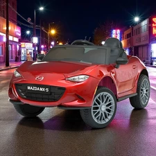 Детская машина на аккумуляторе M 5846 EBLRS-3 Mazda красная, автопокраска фото 54