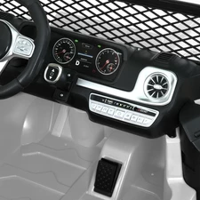 Двухместный детский джип M 6108 EBLR-1 (24V) белый, 4 мотора фото 53