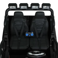 Двухместный детский джип M 6108 EBLR-2 (24V) черный, 4 мотора фото 18