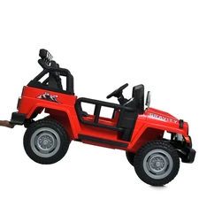 Детский электромобиль джип M 6108 EBLR-3 (24V) двухместный, красный фото 16