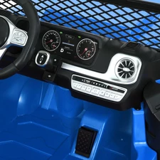 Детский электромобиль джип M 6108 EBLR-4 (24V) двухместный, синий фото 53