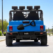 Детский электромобиль джип M 6108 EBLR-4 (24V) двухместный, синий фото 37