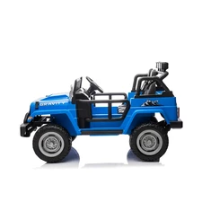 Детский электромобиль джип M 6108 EBLR-4 (24V) двухместный, синий фото 71